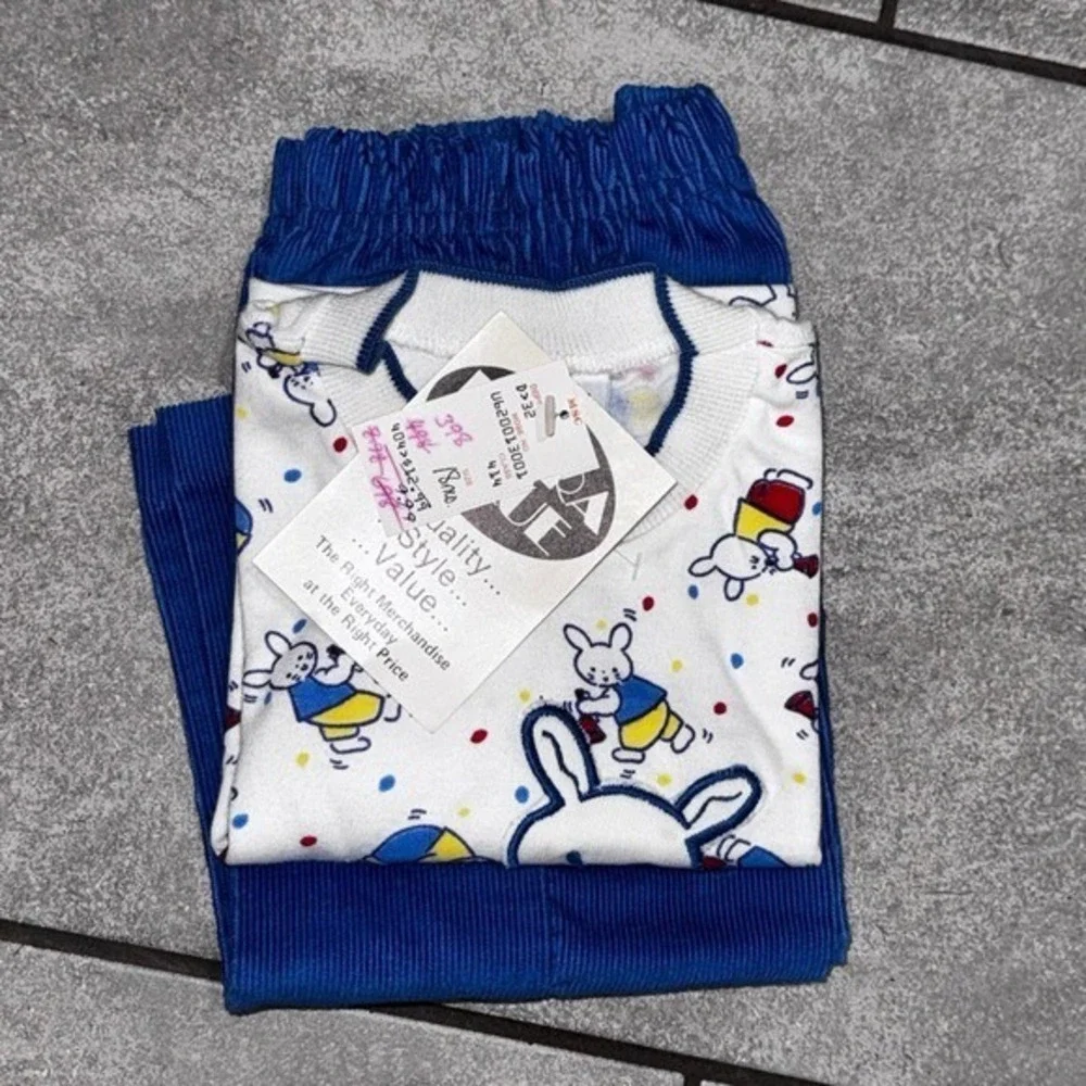 Vintage Royal Heir Bunny Corduroy Pants &‎ Long Shirt Set Baby Boys 18M NWT